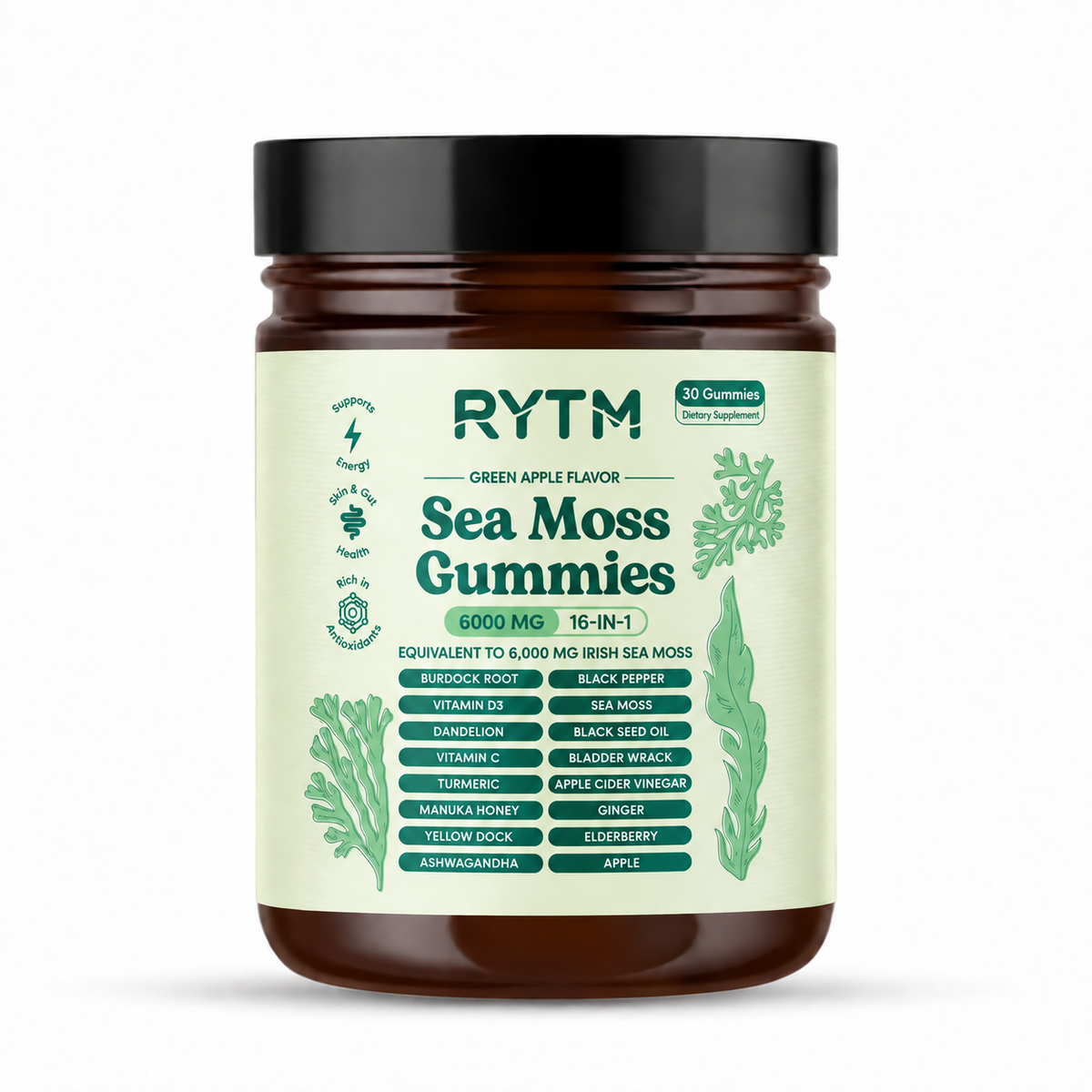 RYTM Sea Moss 16-in-1 Joint Gummies
